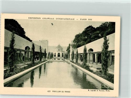 Paris Architekt A. Laprade et Fournez Exposition Coloniale Internationale 1931 Nr 437 Pavillon du Maroc