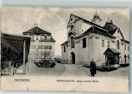 Friedberg 1907 Kirche Jesus unsere Ruhe