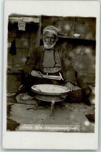 Skopje Uskub Foto AK Tracht Schneiderwerkstatt