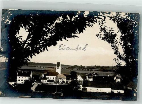 85298 W8069 Euernbach FOTO KEINE AK Kirche Ort handschriftlich