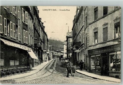 Longwy Grand Rue Cafe de Paris Feldpost WK I Nr. 10