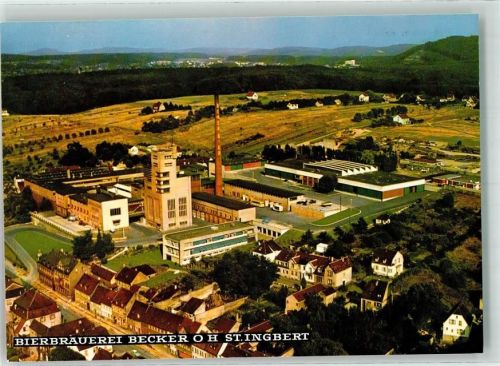 St. Ingbert Saarlouis Brauerei Becker Fliegeraufnahme Azur-Luftbild