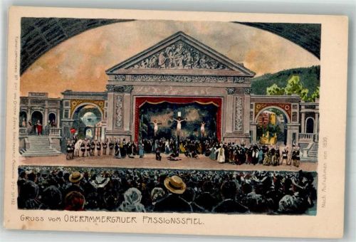 Oberammergau Ottmar Zieher Nach Aufnahmen v. 1890 Künstlerpostkarte No. 2411 Dep. No. 792