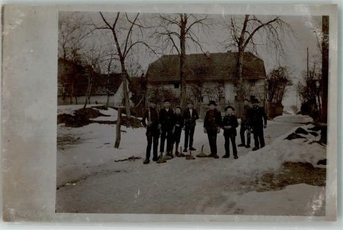 1910 - 1920 Brauchtum Curling im Dorf