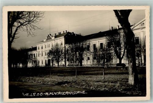 4600 Wels 1940 Foto AK Feldpost WK II Kaserne