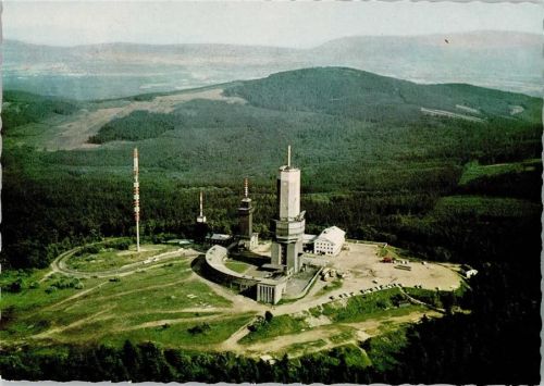 Fernmeldeturm - Fliegeraufnahme Feldberg 1969 AK