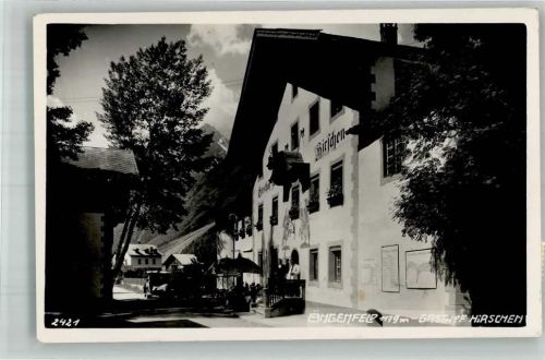 Oberlängenfeld 1940 Gasthaus Hirschen