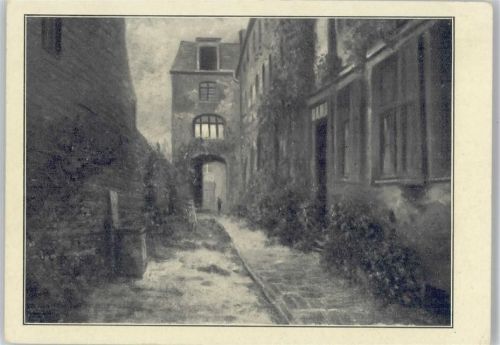 Tempelhof alter Hof Stralauer Straße Kunstmaler J. Hans Schmidt