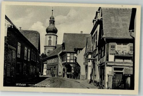 Willstätt Hauptstrasse Kirche