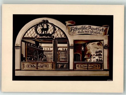 Historische Apotheke Ende des 17. Jahrh.