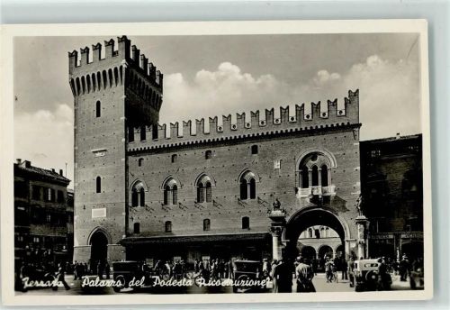 Ferrara Palazzo del Podesta Icostruzione
