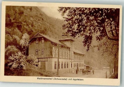 Cursdorf Hotel Pension Waidmannsheil mit Ingofelsen
