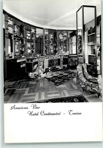 Treviso American Bar Hotel Continental Innenaufnahme