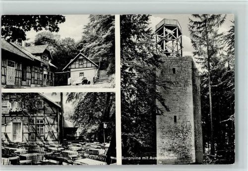Lichtenberg Bergrestaurant Burgruine mit Aussichtsturm
