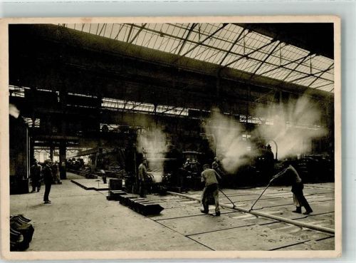 W4300 Essen , Ruhr Walzwerk Industrie Fabrik Bergbau Krupp