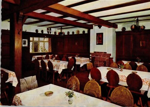 67146 W6705 Deidesheim - Hotel Restaurant Ratskeller Innenaufnahme Gastraum