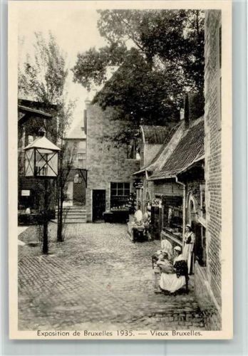 Exposition 1935 - Vieux Bruxelles - Hof der Ambachten AK