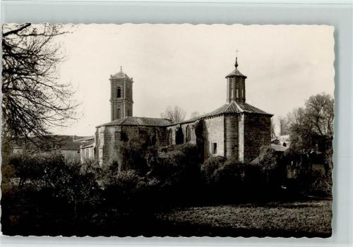 Saragossa Piedra-Kloster Türme und Aussenansicht der antiken Kirche Monasterio de Piedra Torres y abside de la iglesia antigua