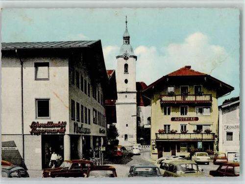Miesbach Schnellimbiß Apotheke Kirche