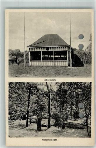 Waltrop Gasthaus Zum Kanal Schießstand Gartenanlage gelocht