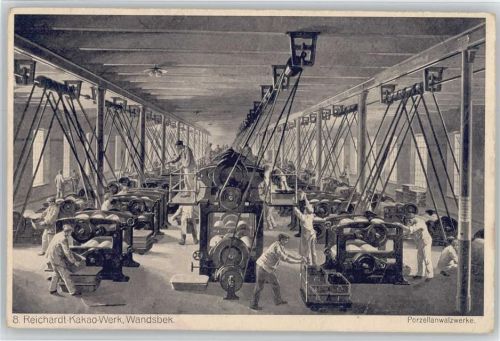 Hamburg Reichardt Kakao Werk Wandsbek Nr. 8 - Porzellanwalzwerke