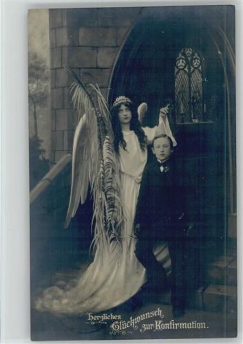 1907 Foto AK Schutzengel