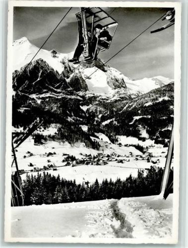 Wildhaus Wintersportplatz Wildhaus Säntis Sesselbahn Winter Skifahrer