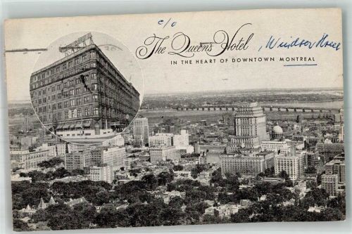 Montreal 1957 Hotel The Queens Luftpost