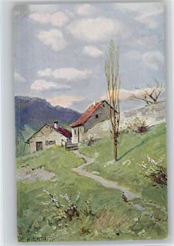 Serie Idylle - ca 1900 AK Landschaft