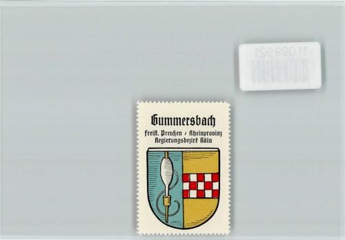 Gummersbach Vignette Wappen Kaffee Hag ca 1920-1940