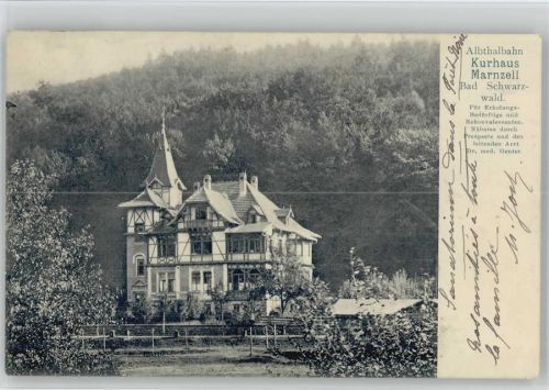 Kurhaus Marnzell 1905 AK - Kur