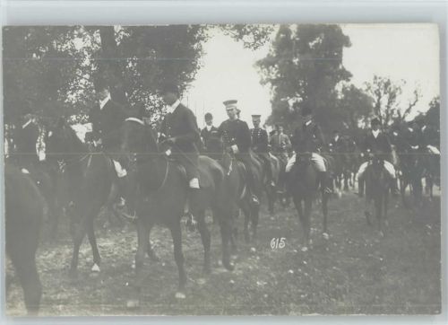 Militär-Reiten Foto AK