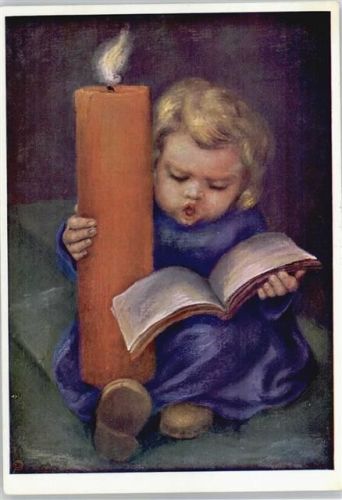 Nr. 463 - "Solo" - Engel mit Kerze - Im Liederbuch lesen -