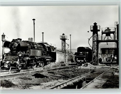 Baureihe 65.10 Bahnbetreibswerk Saalfeld Mai 1976 AK