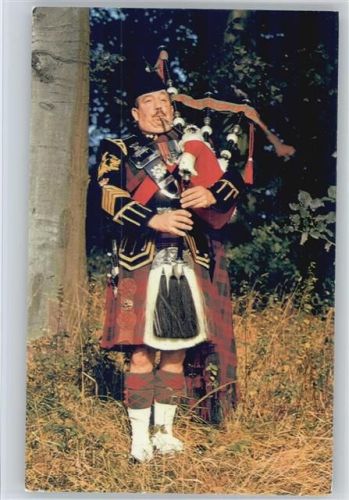 Dudelsackspieler - The Pipe Major with the royal Highland Fusiliers Dudelsack