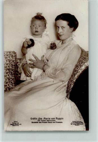 Liersch Nr. 7744 - Gräfin Ina Maria von Ruppin mit Sohn