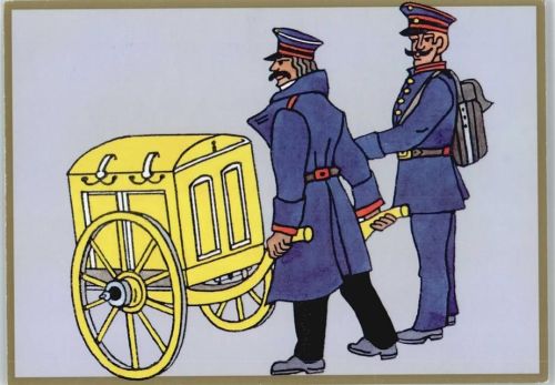 Preußischer Postbeamte im 19. Jahrhundert