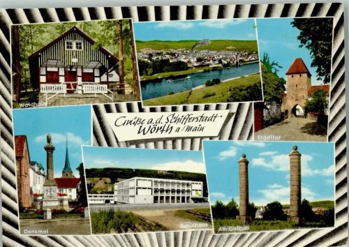 Wörth Waldhaus Gesamtansicht Stadttor Denkmal Schulhaus Am Galgen Mehrfachaufnahme