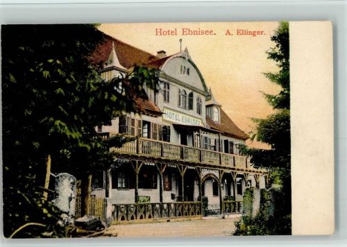 Ebnisee 1906 Hotel Eibnisee AK