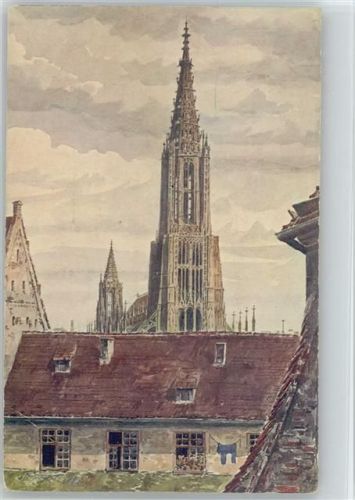 Ulm Blick auf das Münster Verlag Specht Nr. 575 AK