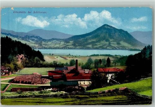 W8162 Schliersee Glashütte 1918 AK Glasbläser