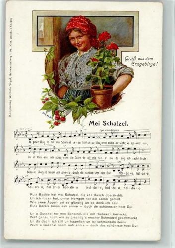Mei Schatzel - Verlag Vogel Nr. 28 AK