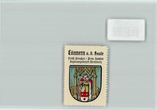 Könnern Vignette Wappen Kaffee Hag ca 1920-1940
