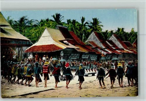 Nias Rheinische Mission Tanzende Niasser