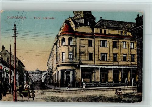 Kaposvar 1917 - Turul szalloda, AK