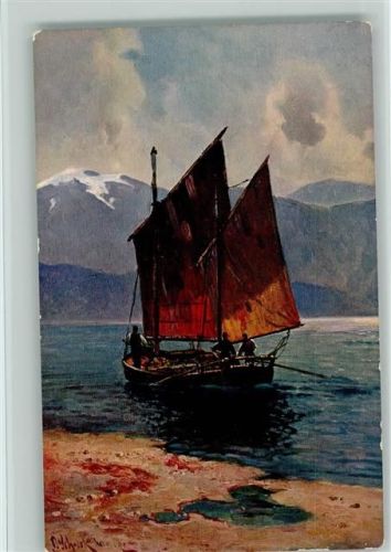 Segelboot - signiert