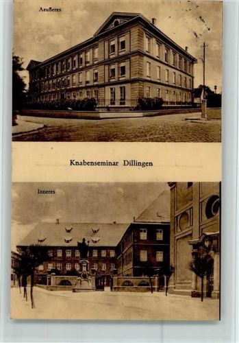 Dillingen Knabenseminar, gute Erhaltung AK