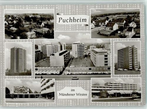 Puchheim Ortsansichten Hochhäuser Siedlung Mehrfachaufnahme