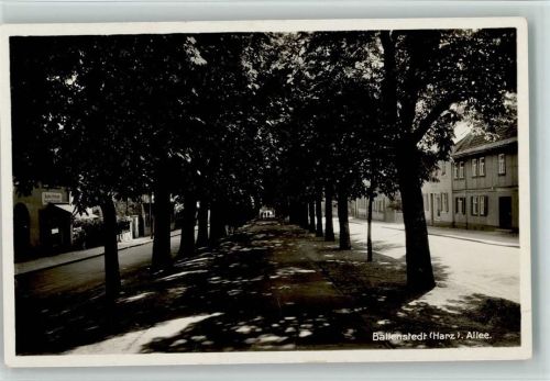 Ballenstedt Allee, gute Erhaltung AK