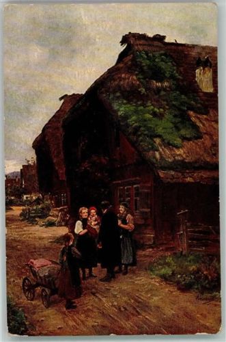 Serie IV Nr. 5 - In der Dorfgasse Schwarzwald